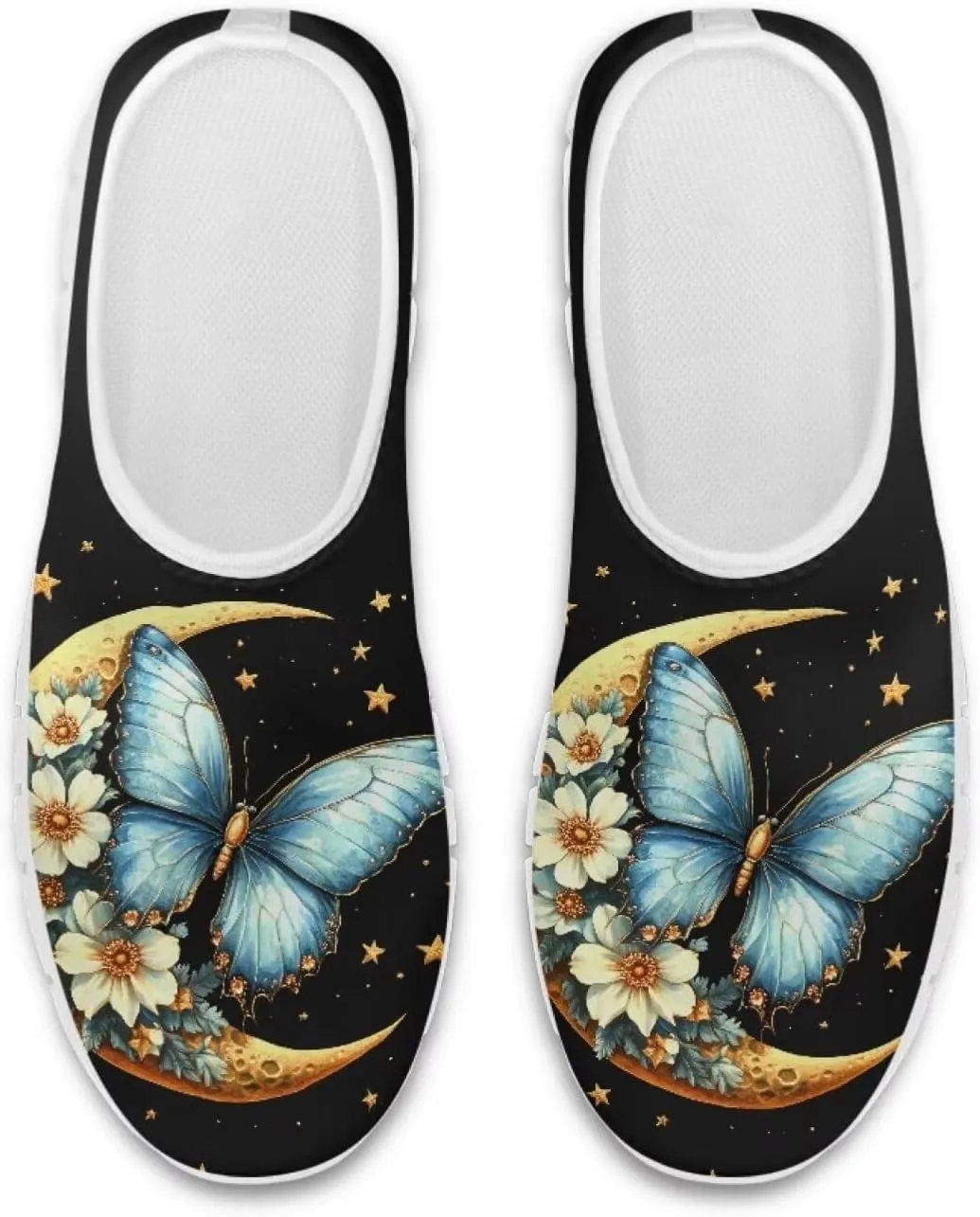 Women's Fashion Butterfly Sneaker Comfortable Slip-On Loafers Business Casual Shoes US 5-13