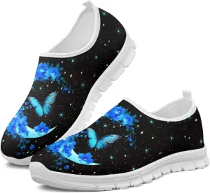 Women's Fashion Butterfly Sneaker Comfortable Slip-On Loafers Business Casual Shoes US 5-13