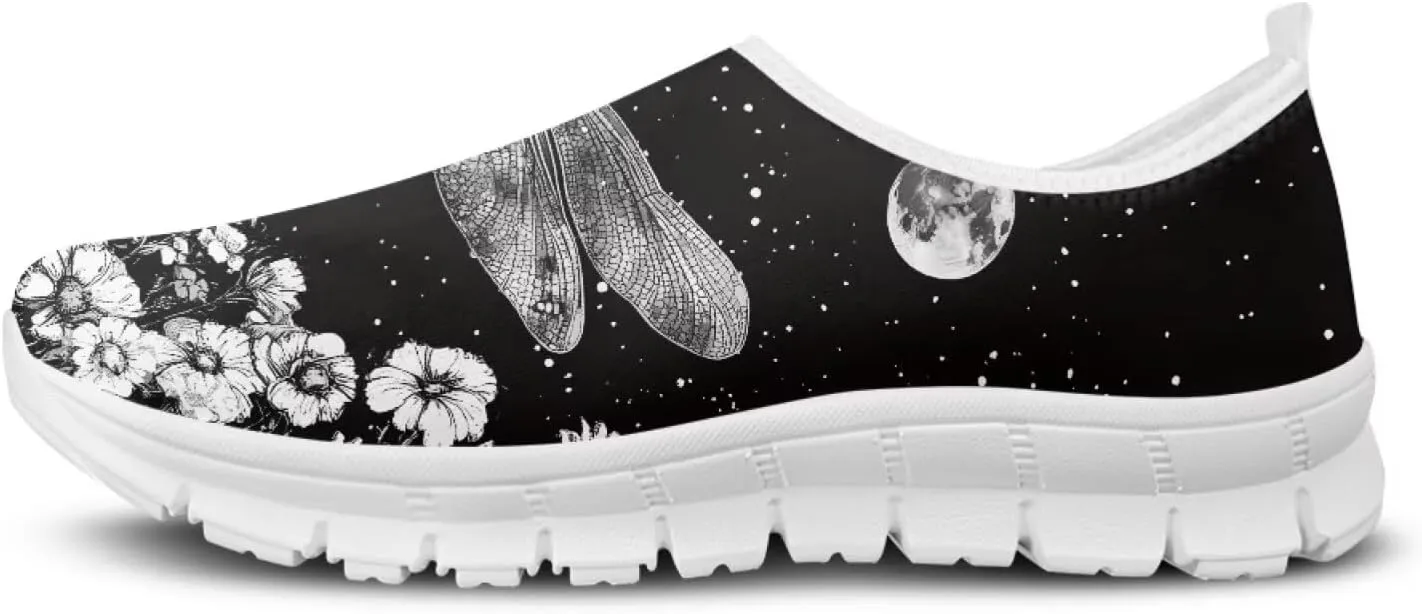 Women's Fashion Butterfly Sneaker Comfortable Slip-On Loafers Business Casual Shoes US 5-13