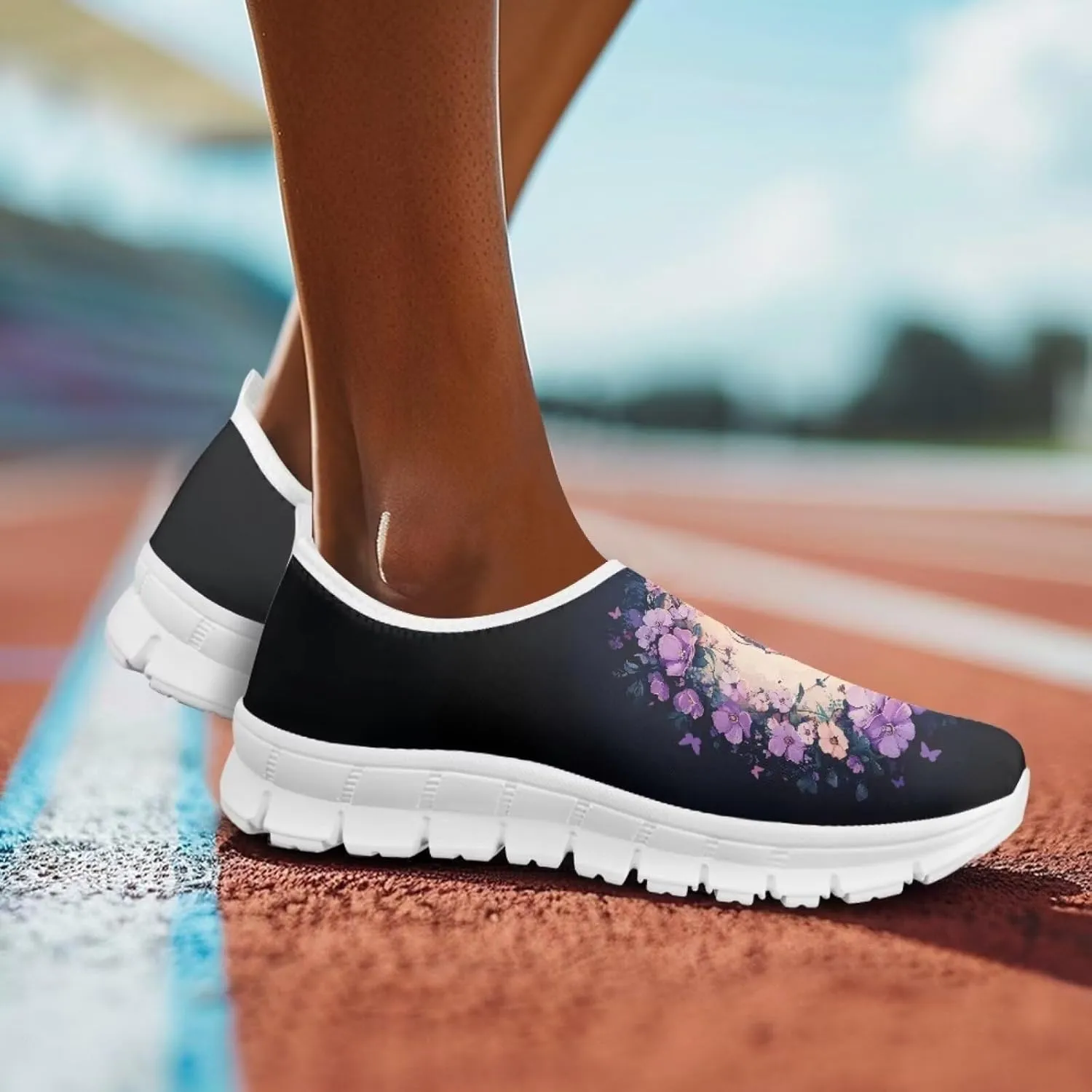 Women's Fashion Butterfly Sneaker Comfortable Slip-On Loafers Business Casual Shoes US 5-13