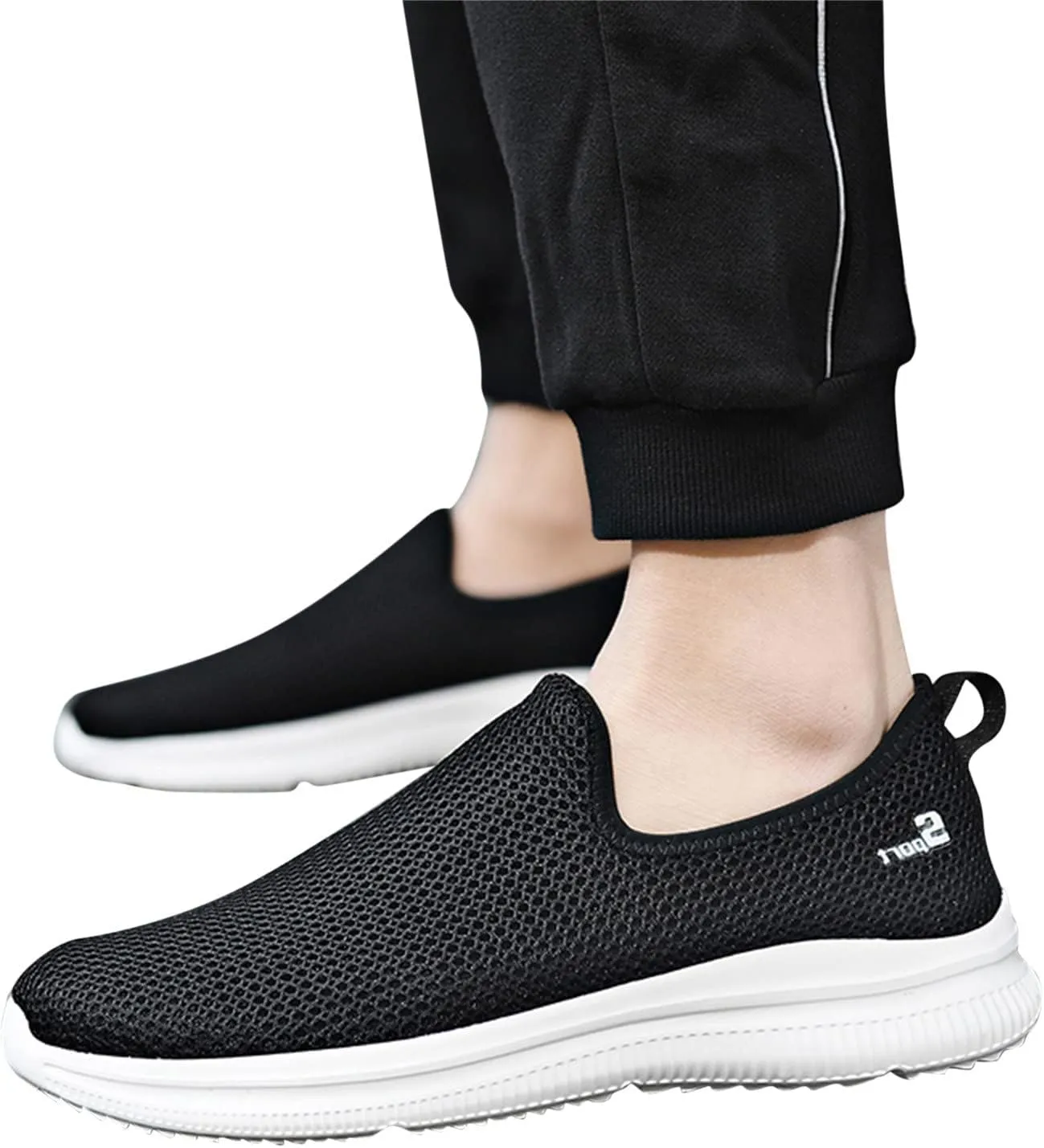 Women's Fashion Sneaker Non Slip Breathable Lightweight Comfortable Lace Up Women Walking Shoes with Arch Support White Loafers Women Waterproof Sneakers