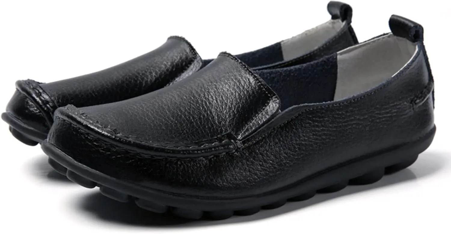 Womens Flats Fashion Slip On Sneakers Casual Wide Walking Shoe Comfort Orthopedic Shoes Business Casual Shoes
