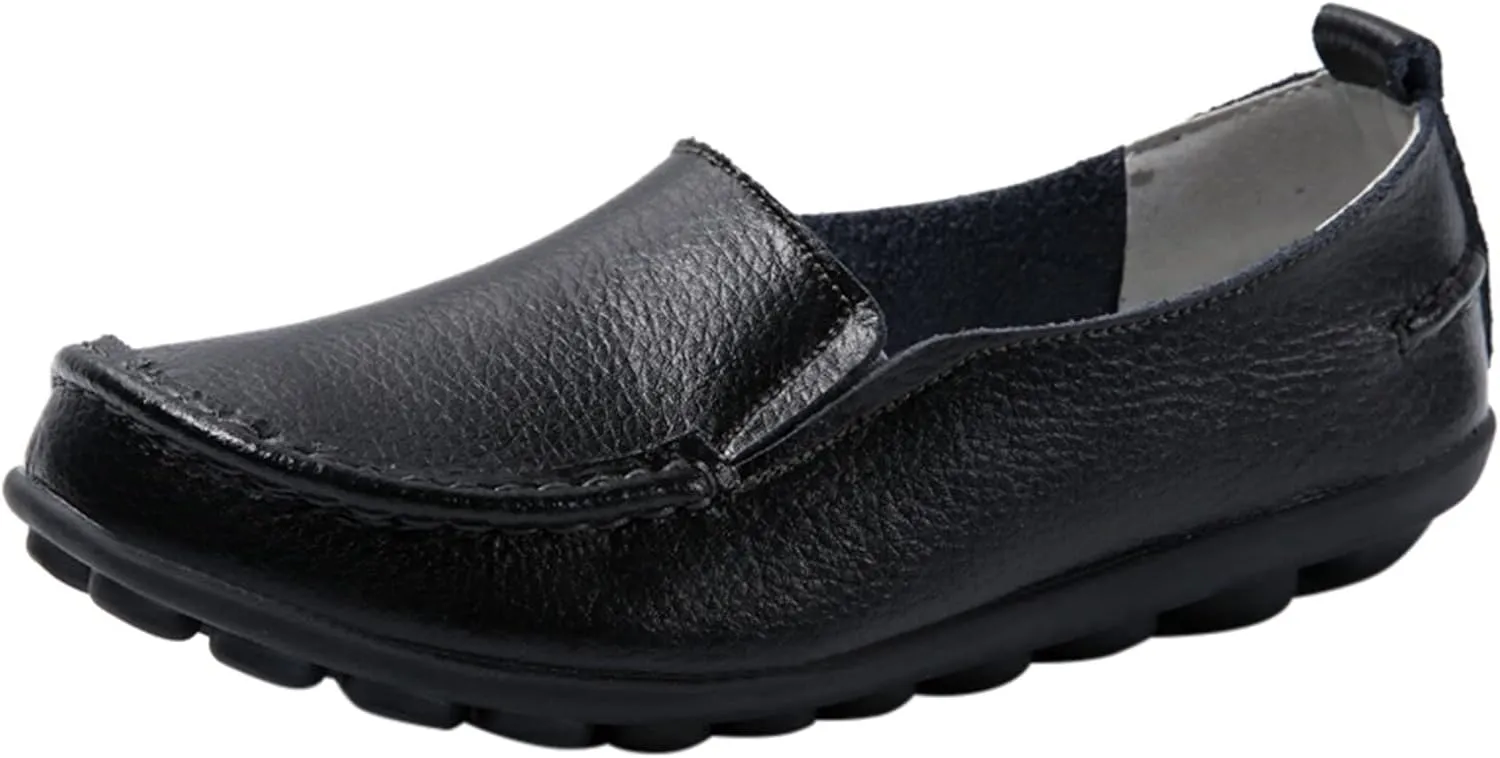 Womens Flats Fashion Slip On Sneakers Casual Wide Walking Shoe Comfort Orthopedic Shoes Business Casual Shoes