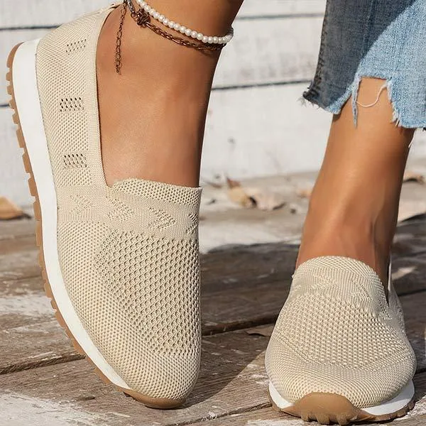 Women's Flyknit Slip-On Casual Sneakers 11259169C