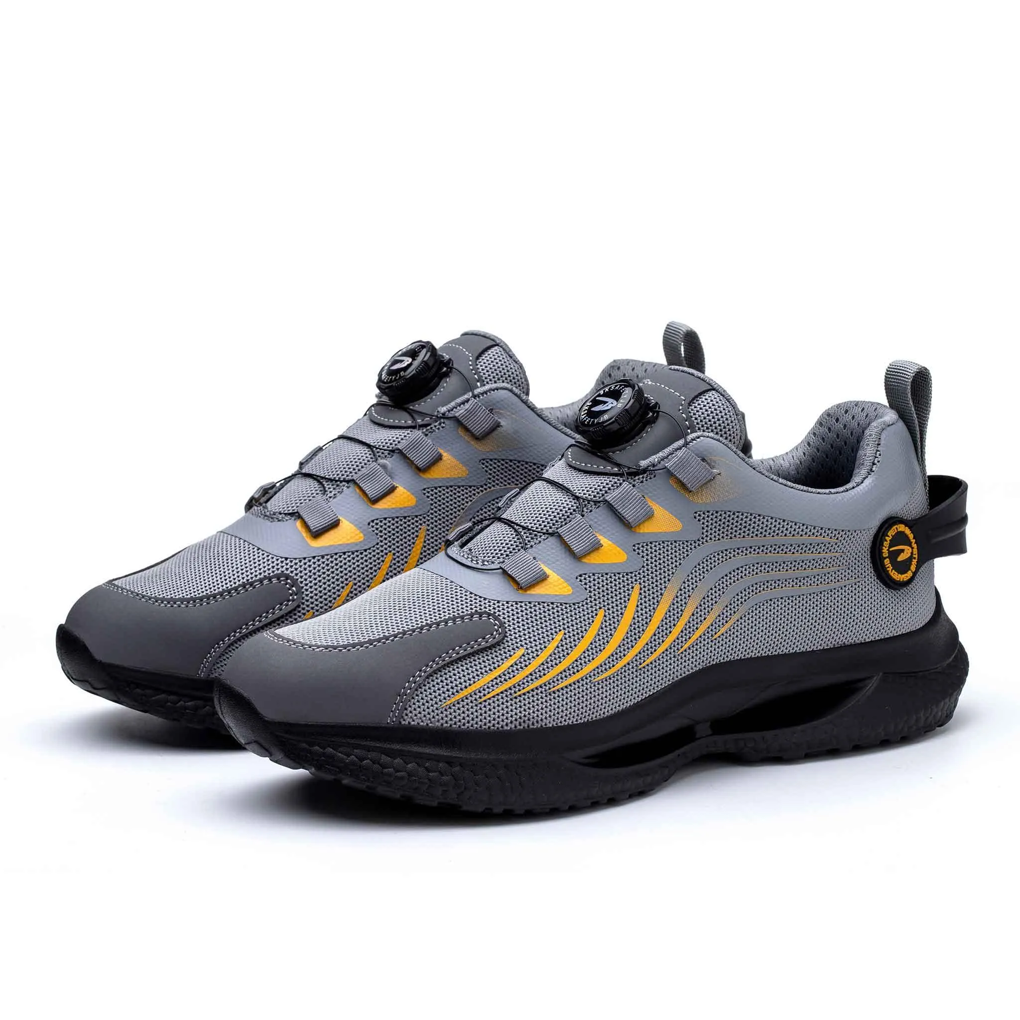 Women's Lightweight Steel Toe Shoes - Knob Lacing System | B253