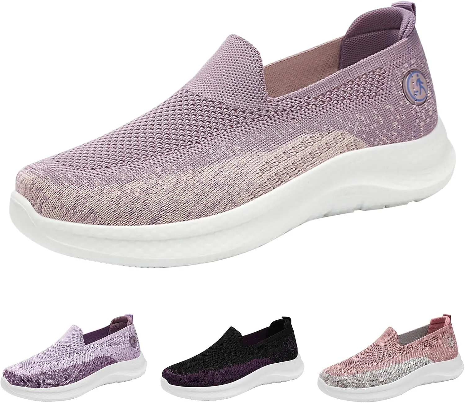 Women's Mesh Sneaker Lac𝐞 Up Breathable Sneaker with Arch Support Casual Lightweight Running Shoes Non Slip Walking Shoes