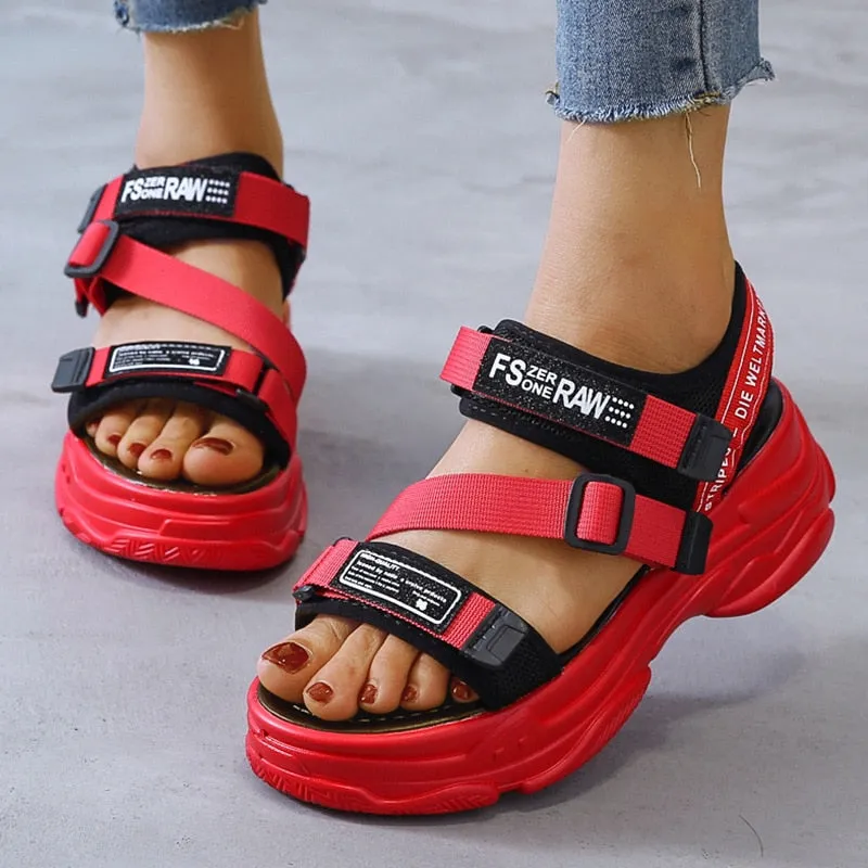 women's sandals summer slides buckle Slides cool sports shoes