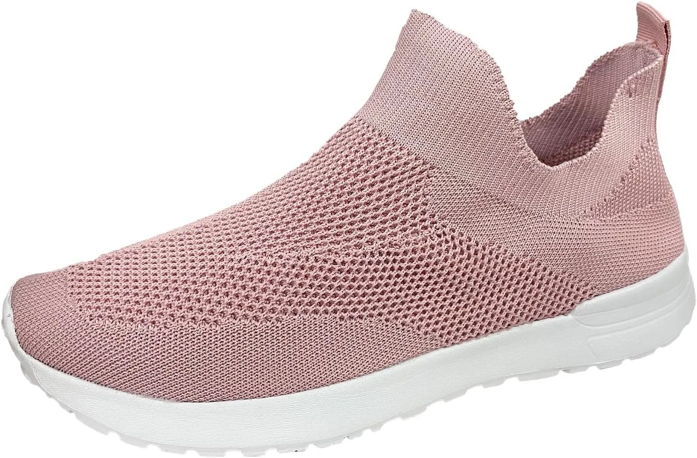 Women's Shoes Breathable Lightweight Mesh Overshoes Flat Sneakers, Walking Shoes Lightweight Running Jogging Sneakers