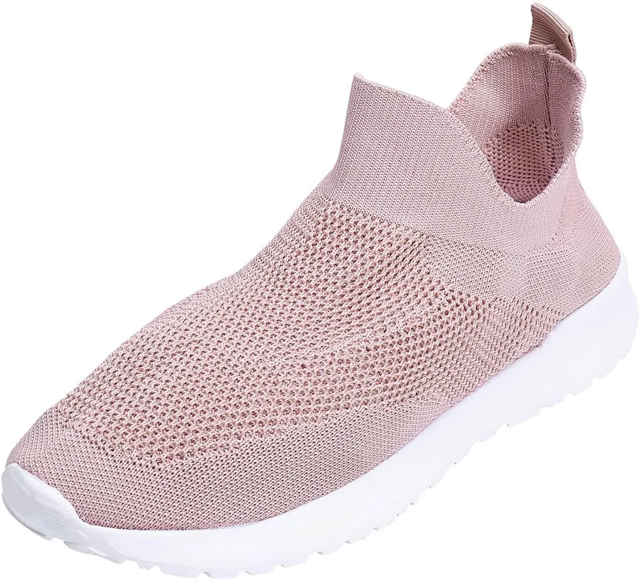 Women's Shoes Breathable Lightweight Mesh Overshoes Flat Sneakers, Walking Shoes Lightweight Running Jogging Sneakers