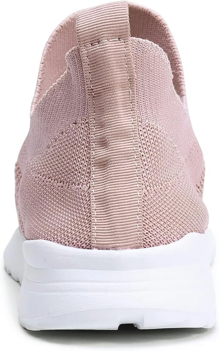 Women's Shoes Breathable Lightweight Mesh Overshoes Flat Sneakers, Walking Shoes Lightweight Running Jogging Sneakers