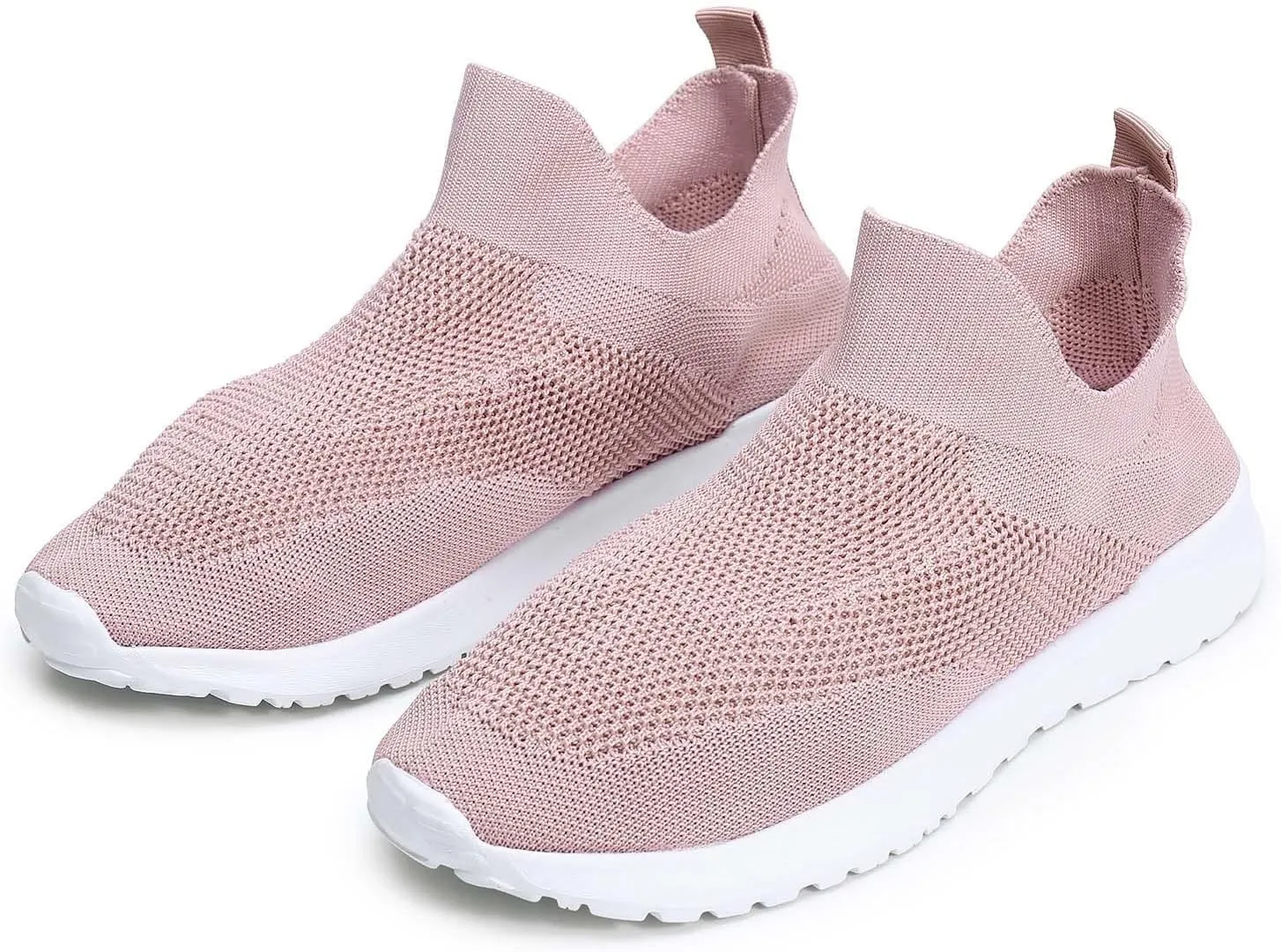Women's Shoes Breathable Lightweight Mesh Overshoes Flat Sneakers, Walking Shoes Lightweight Running Jogging Sneakers