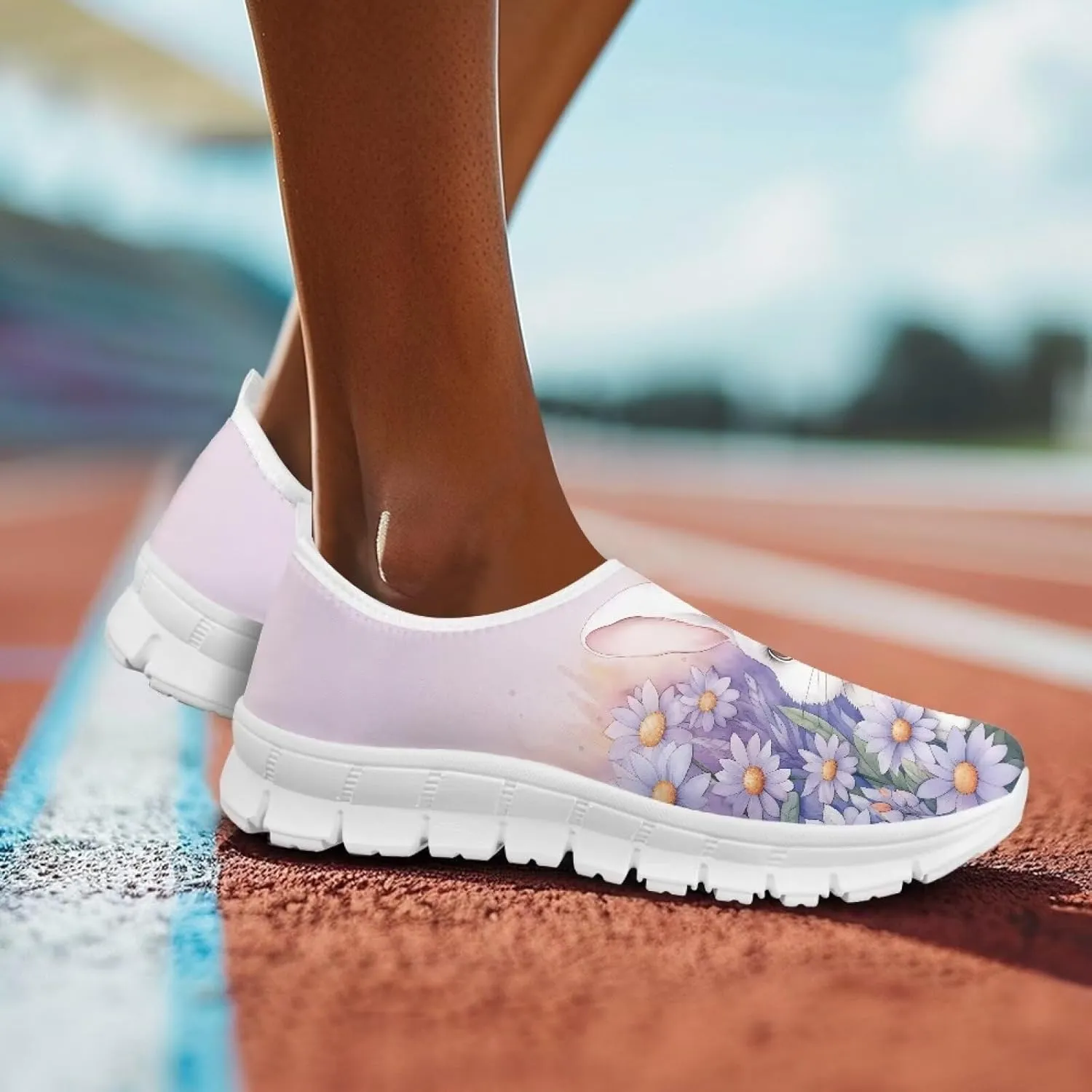 Womens Slip On Walking Shoes Holiday Shoes for Women Novelty Casual Shoes