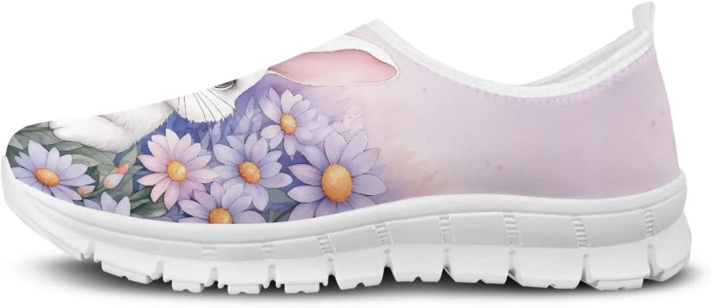 Womens Slip On Walking Shoes Holiday Shoes for Women Novelty Casual Shoes