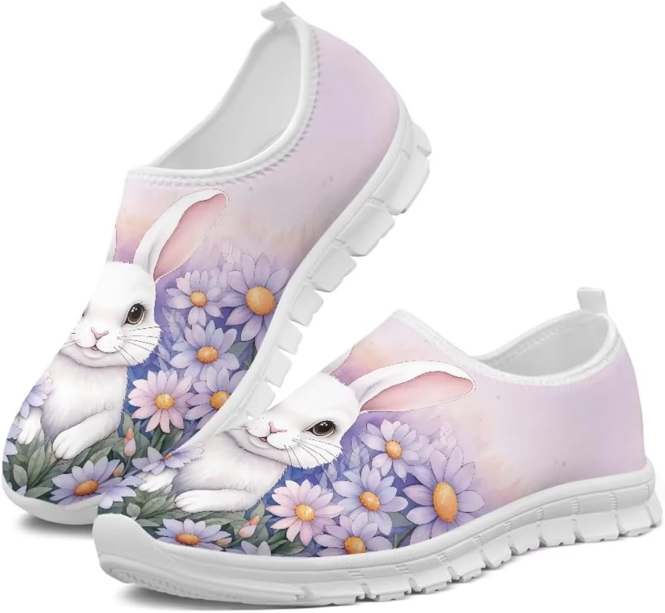 Womens Slip On Walking Shoes Holiday Shoes for Women Novelty Casual Shoes