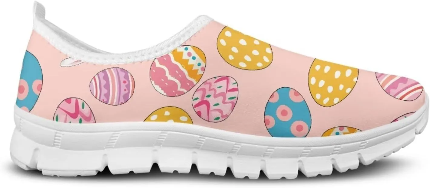 Womens Slip On Walking Shoes Holiday Shoes for Women Novelty Casual Shoes