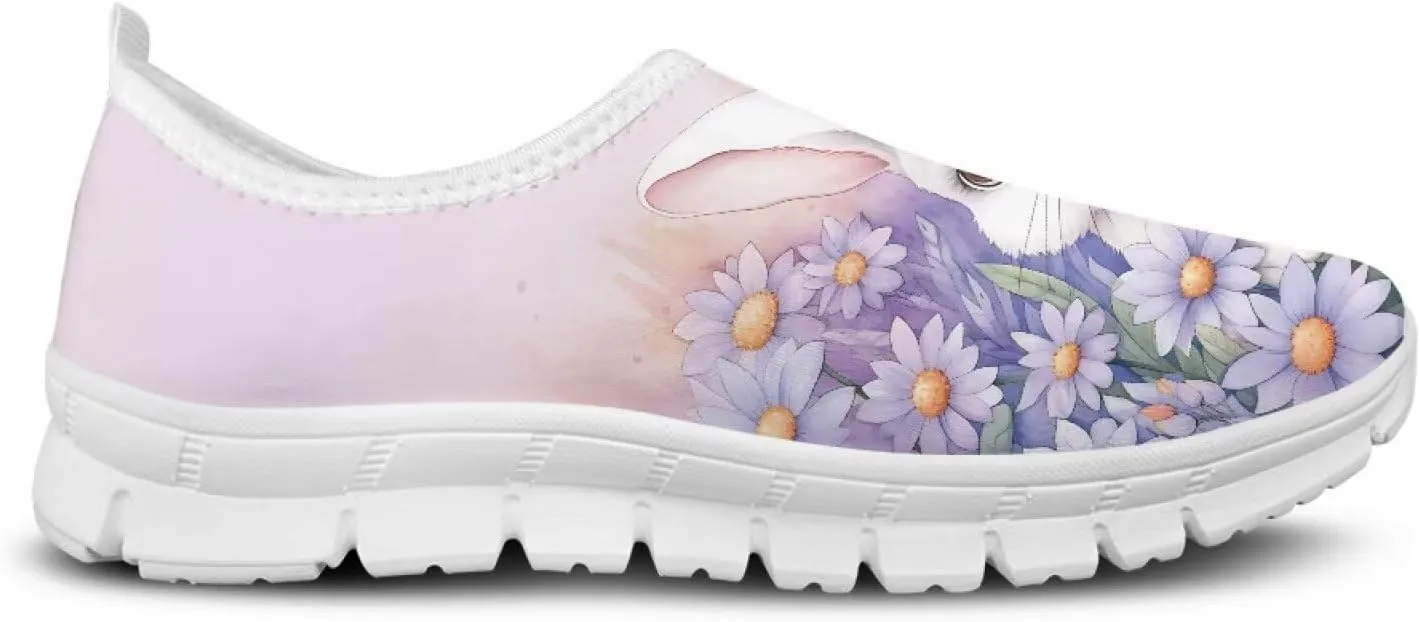 Womens Slip On Walking Shoes Holiday Shoes for Women Novelty Casual Shoes