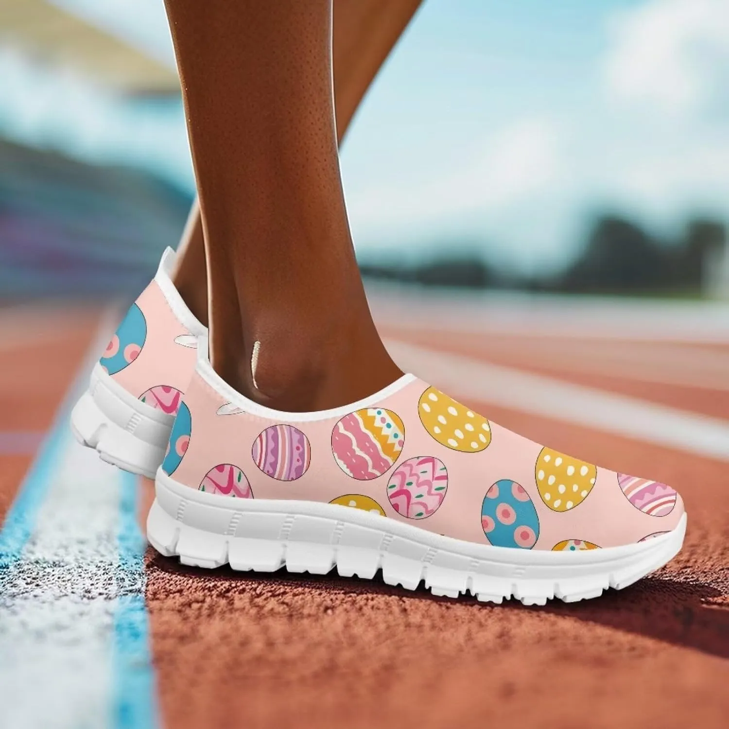 Womens Slip On Walking Shoes Holiday Shoes for Women Novelty Casual Shoes