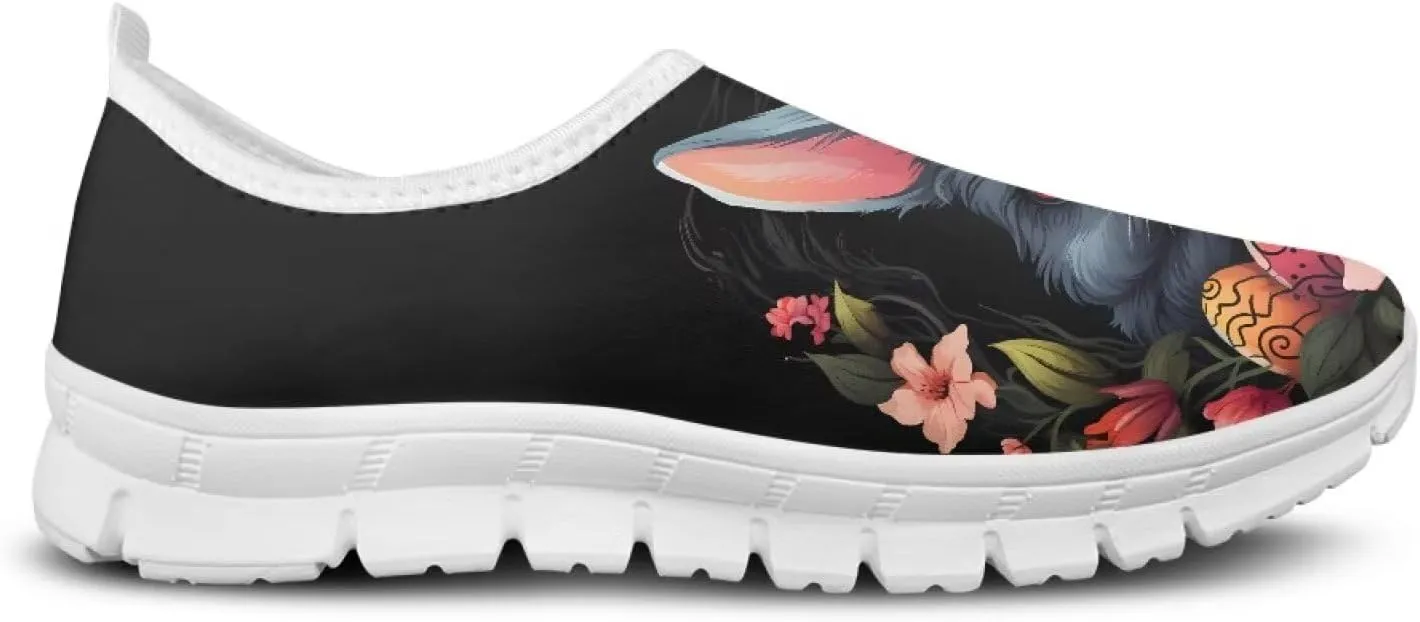 Womens Slip On Walking Shoes Holiday Shoes for Women Novelty Casual Shoes