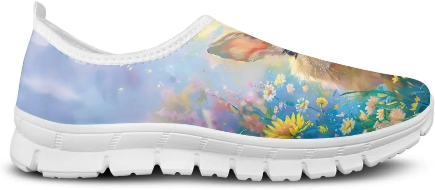 Womens Slip On Walking Shoes Holiday Shoes for Women Novelty Casual Shoes