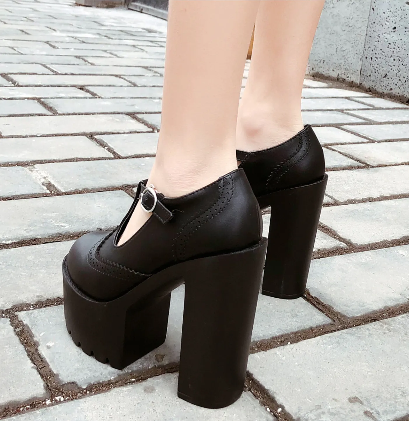Women's Spring/Autumn High Heels Round Toe Pumps