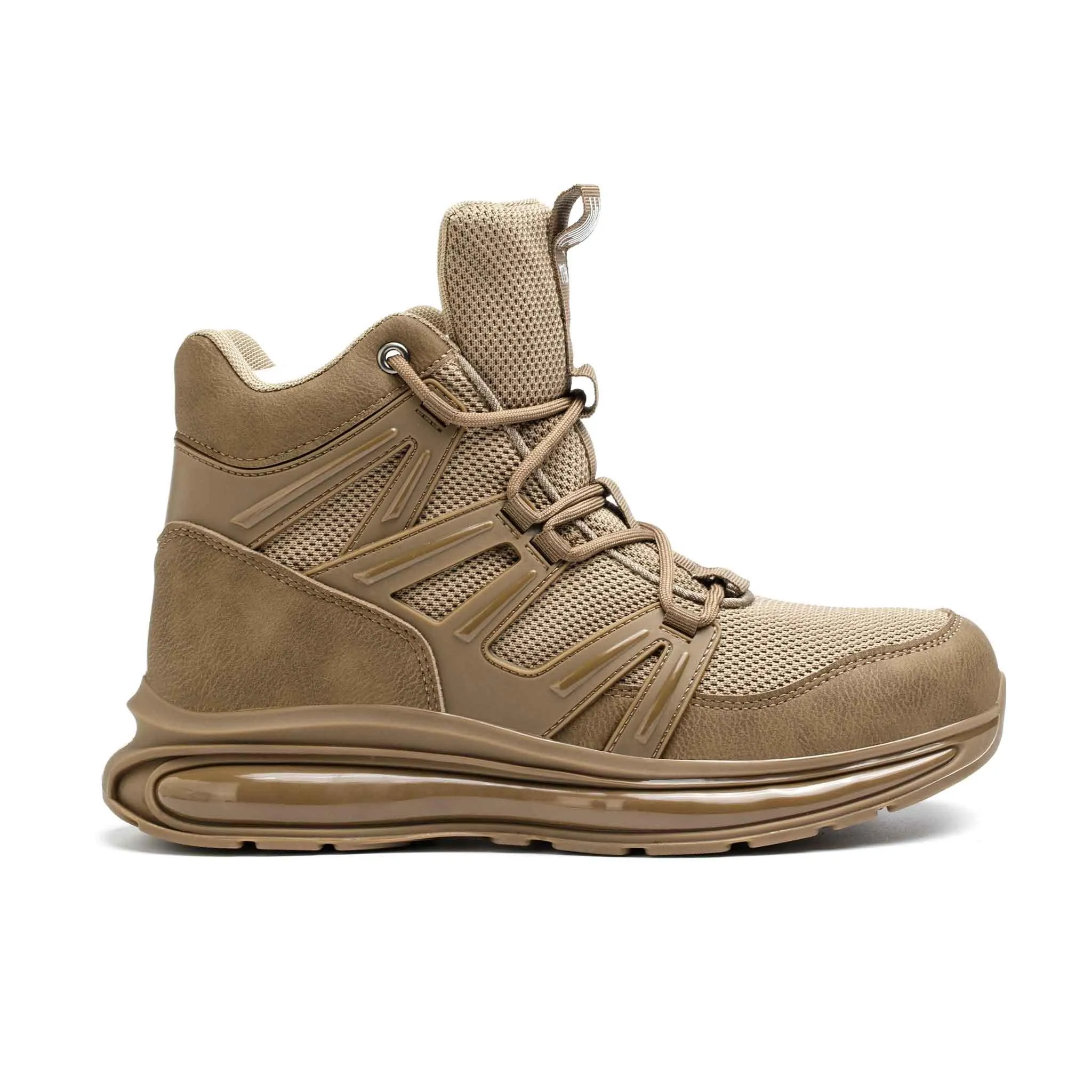Women's Steel Toe Boots - Full Air-Cushioned Sole | B266