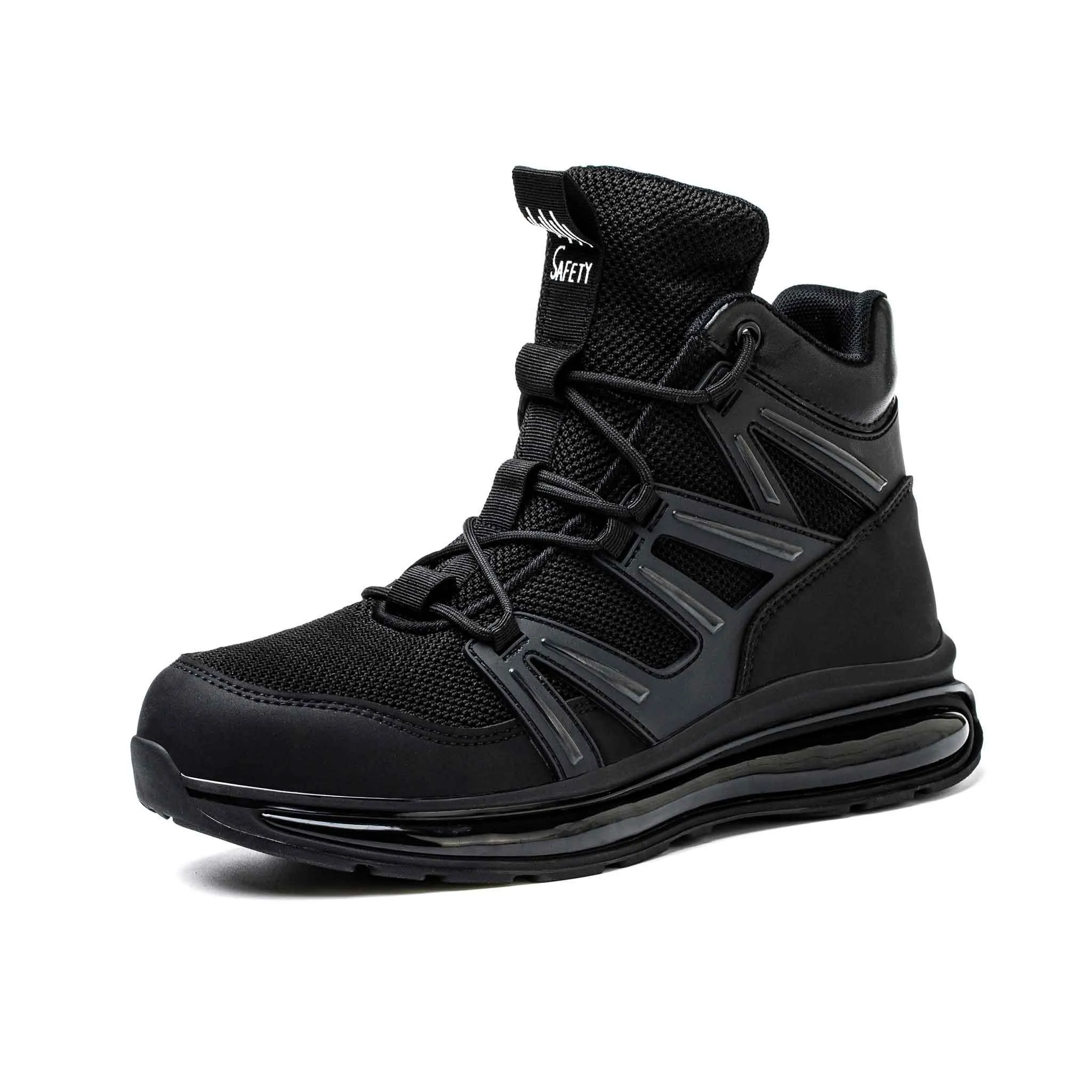 Women's Steel Toe Boots - Full Air-Cushioned Sole | B266