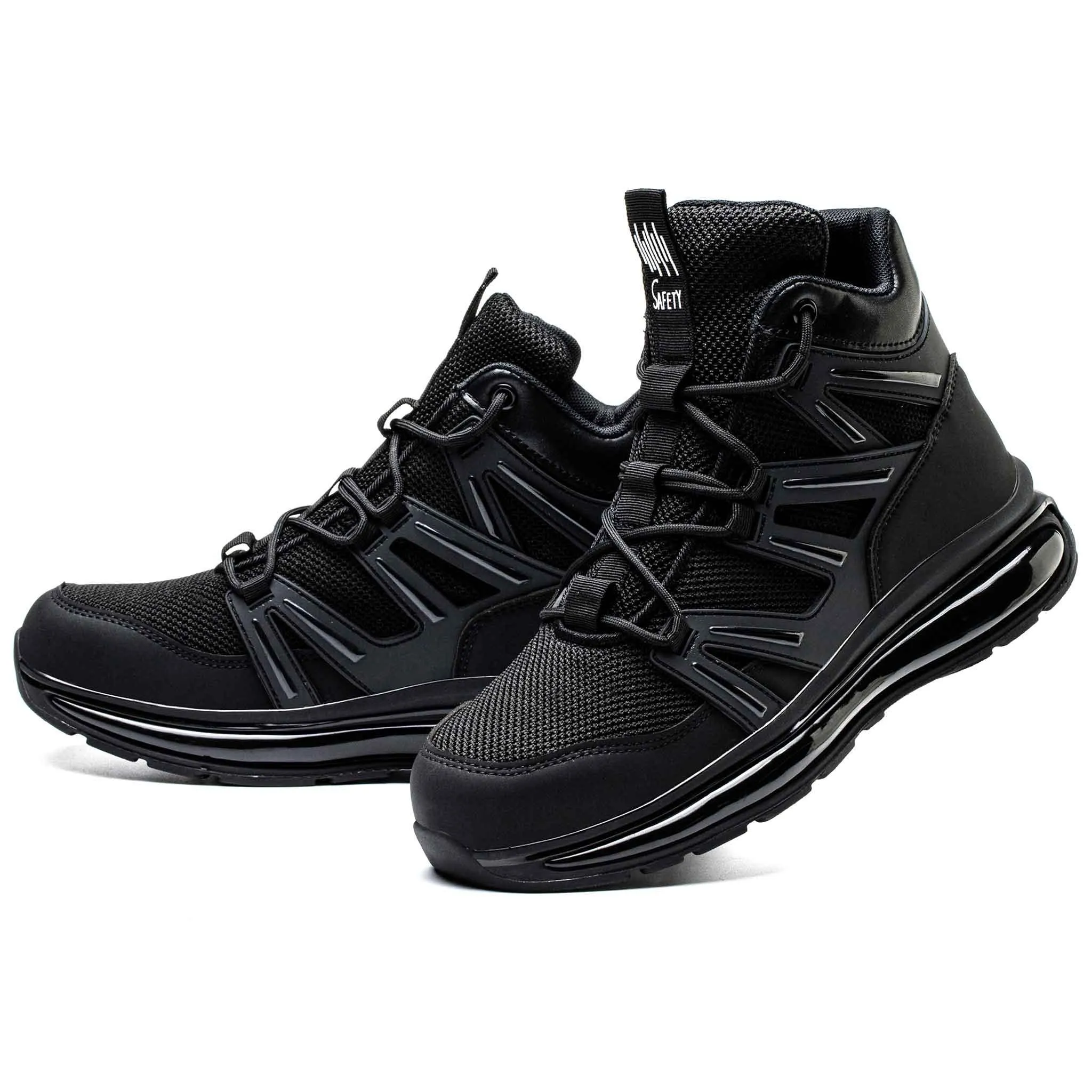 Women's Steel Toe Boots - Full Air-Cushioned Sole | B266