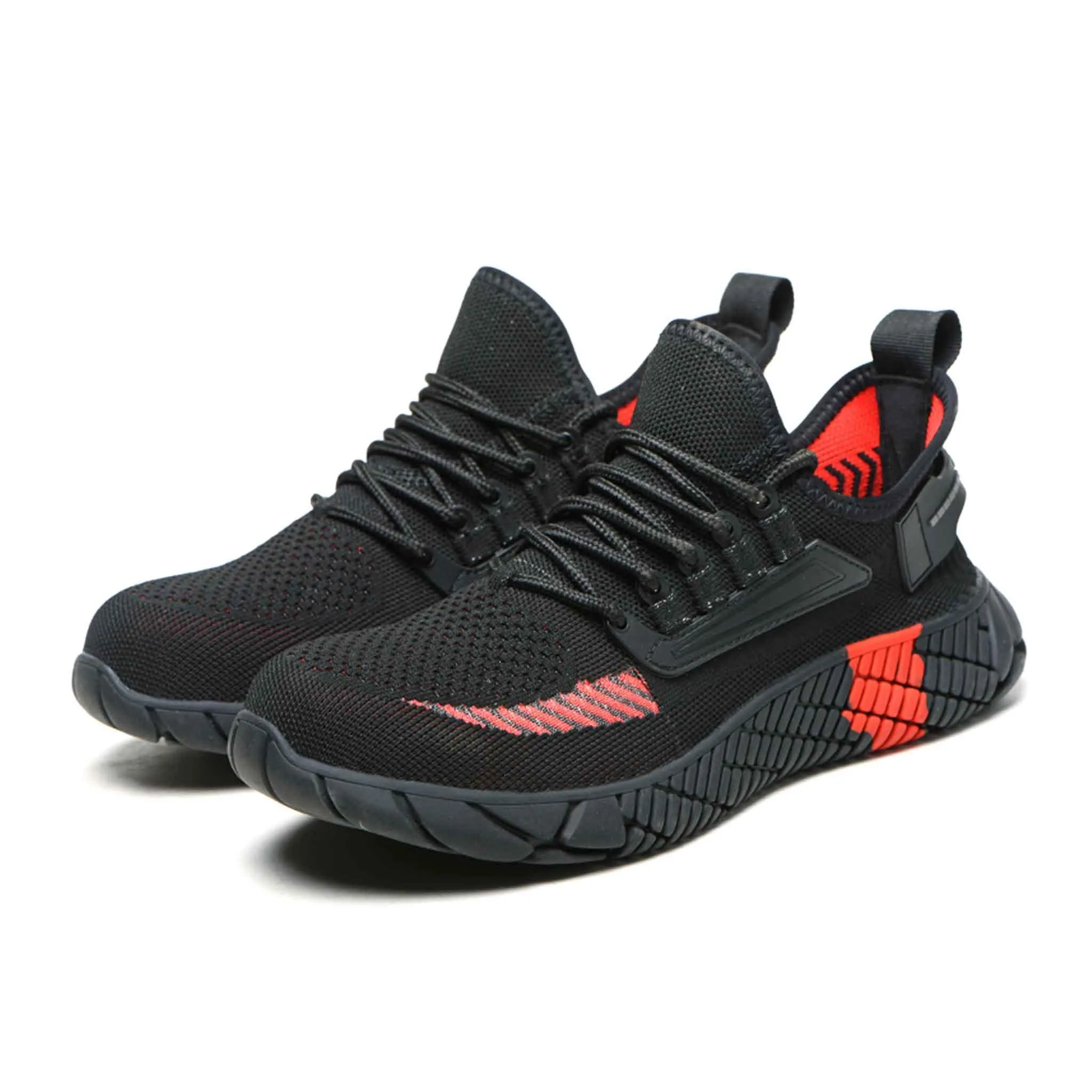 Women's Steel Toe Sneakers - Rubber Sole | B098