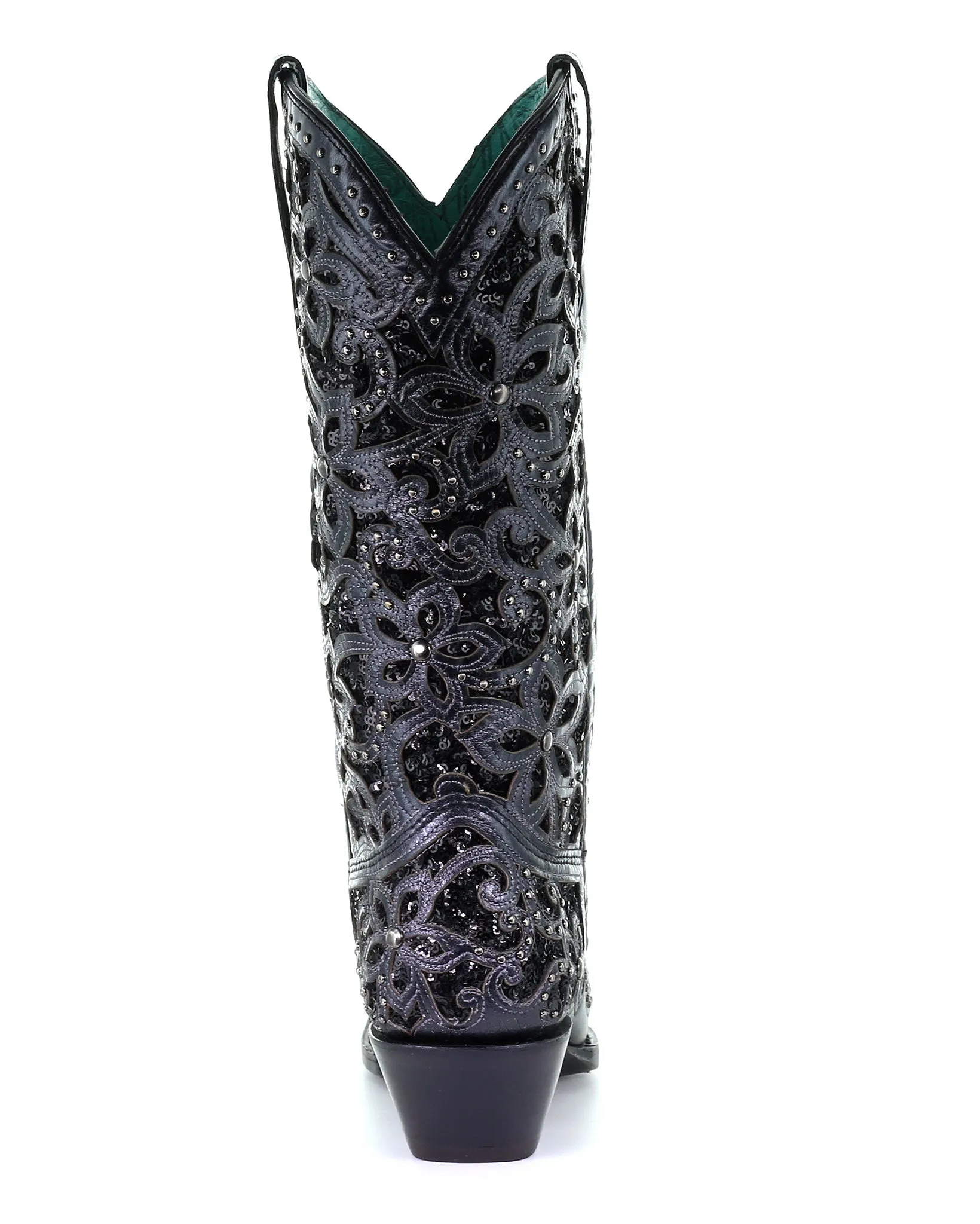 Women's Studs and Embroidery Western Boots