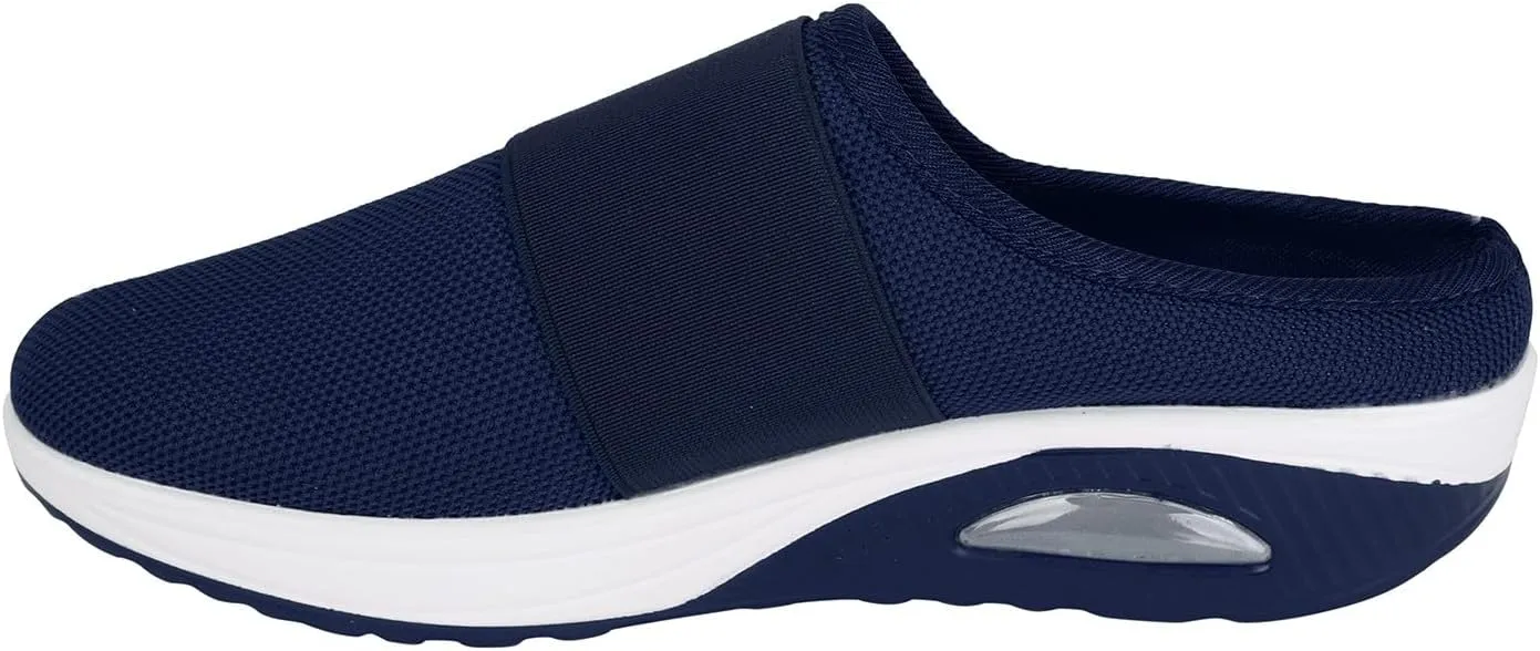 Womens Summer Breathable Mesh Slippers Womens Tennis Shoes Jogging Women Casual Shoes Women's Fashion Sneakers Black Tennis Shoe White Loafers