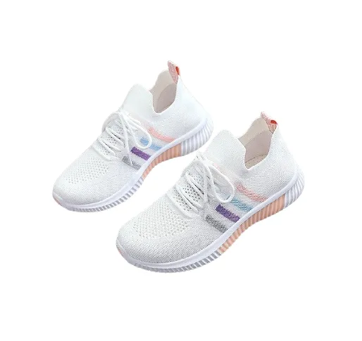 Women's Vulcanized Sneakers with Mesh Breathable / Casual Running Sports Shoes Ladies