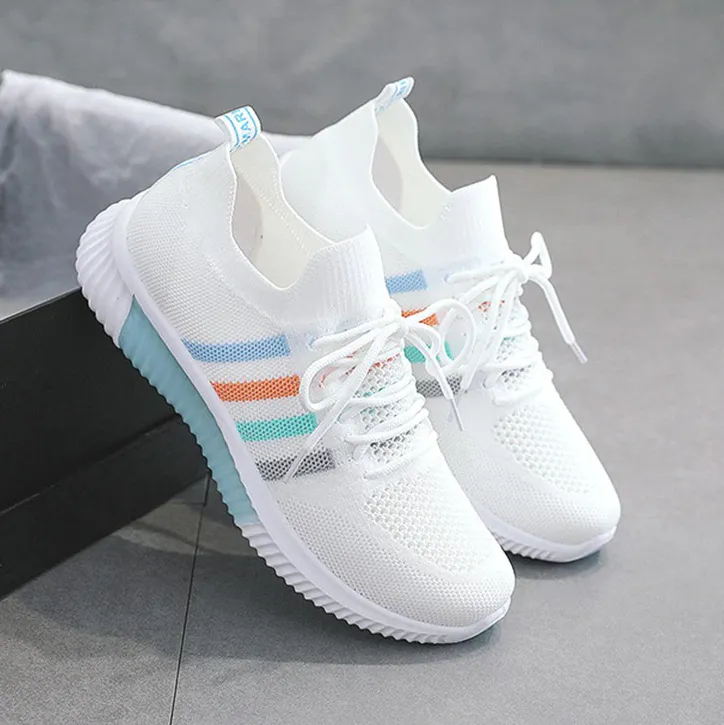 Women's Vulcanized Sneakers with Mesh Breathable / Casual Running Sports Shoes Ladies