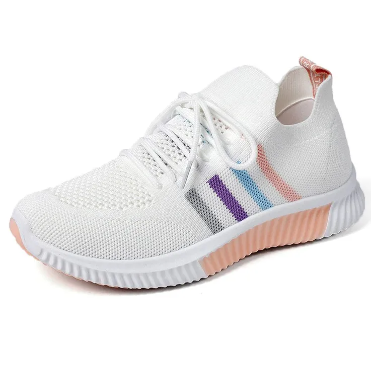 Women's Vulcanized Sneakers with Mesh Breathable / Casual Running Sports Shoes Ladies