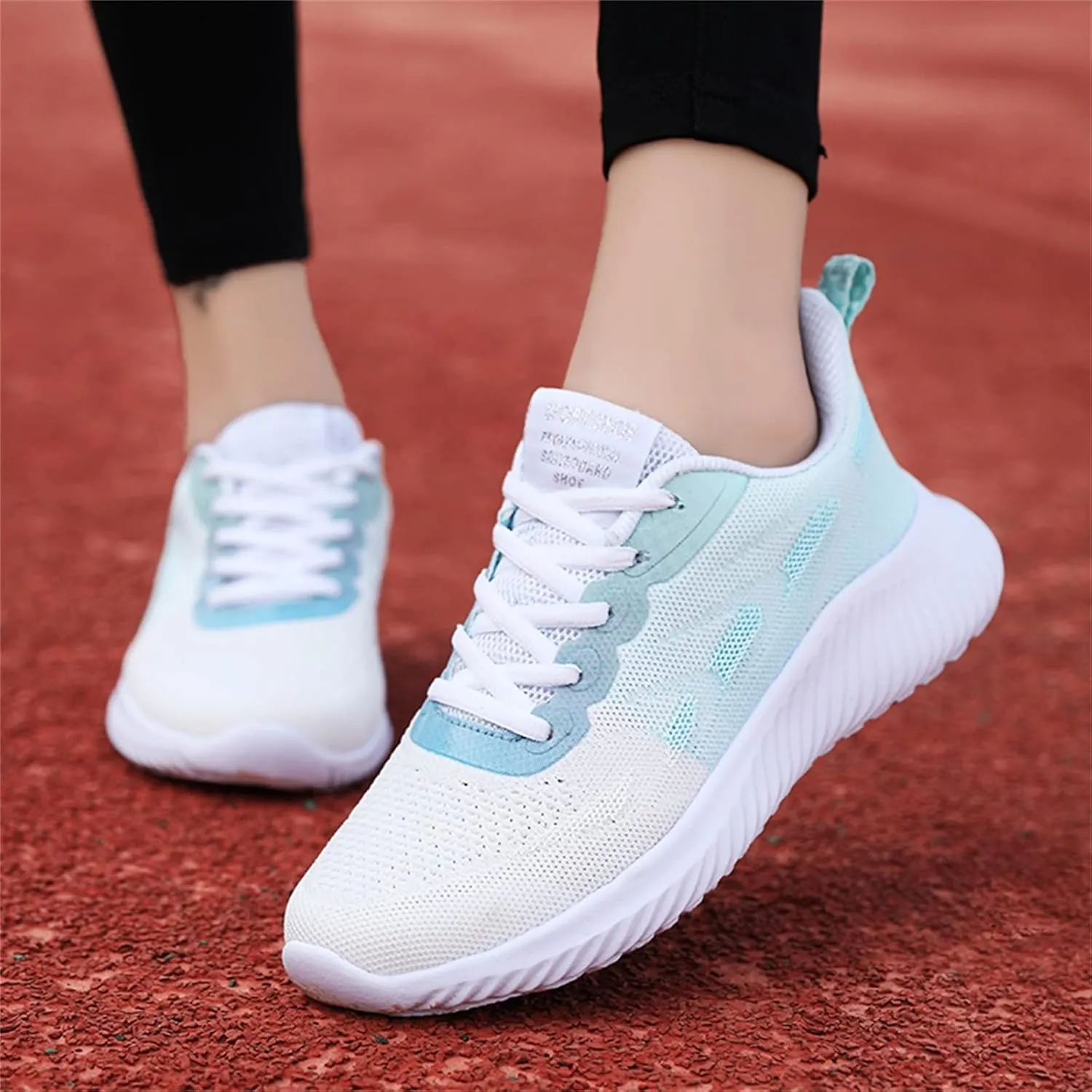 Women's Walking Shoes Breathable Comfortable Lightweight Flat Non Slip Sneakers Slip On Running Shoes for Women
