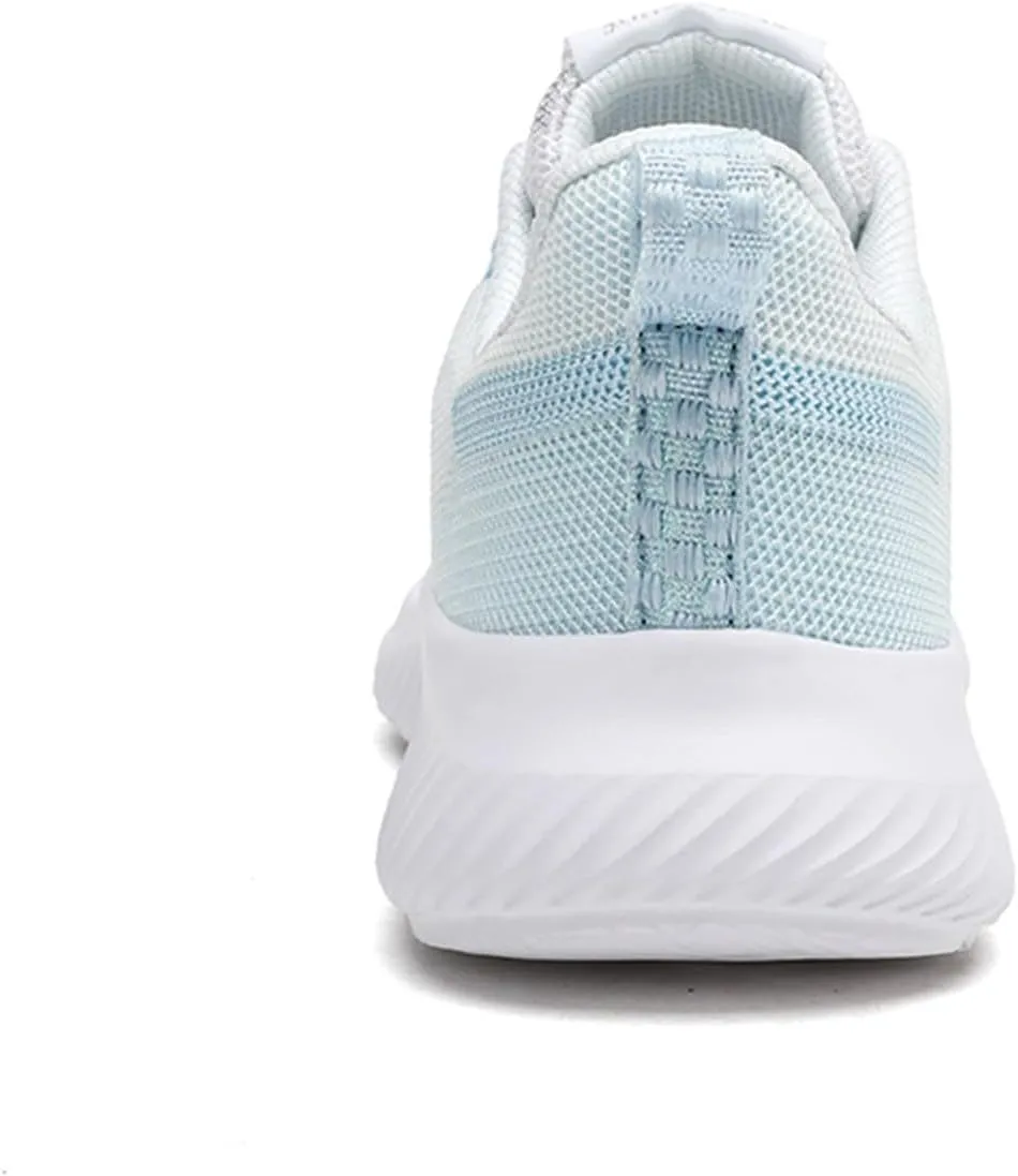 Women's Walking Shoes Breathable Comfortable Lightweight Flat Non Slip Sneakers Slip On Running Shoes for Women
