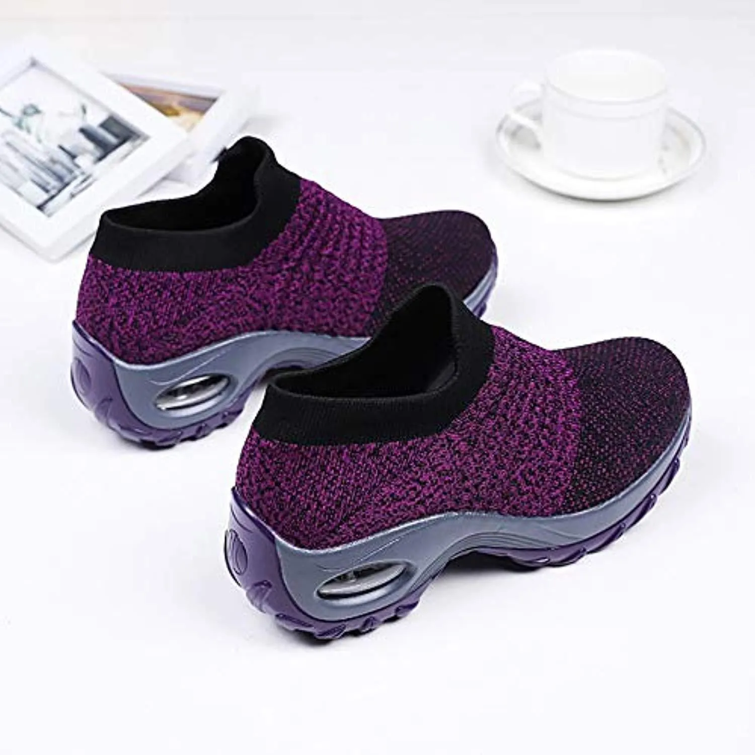 Women's Walking Shoes Sock Sneakers