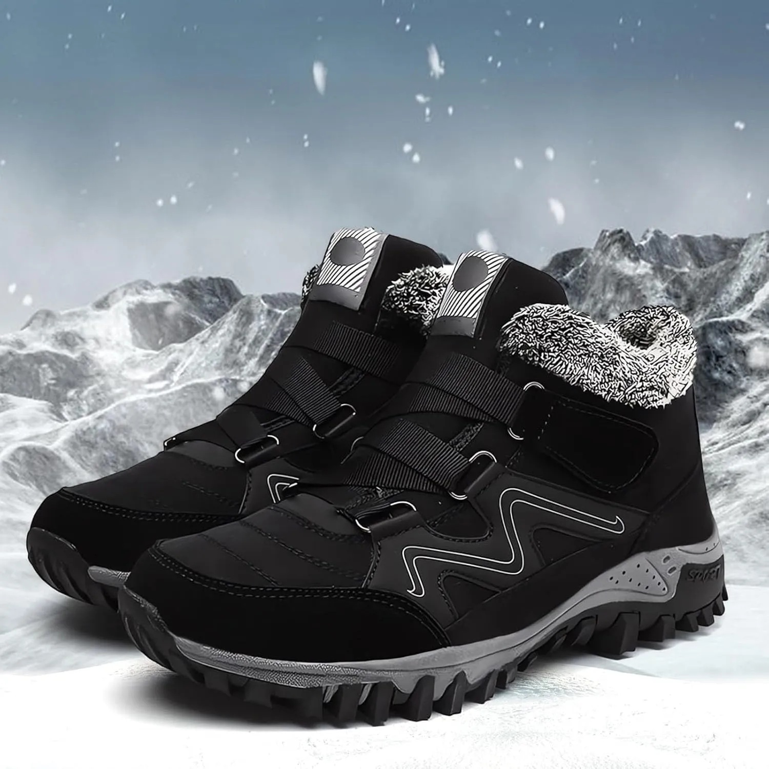 Womens Winter Boots Slip On Slip On Winter Boots Womens Snow Boots Winter Warm Ankle Boots Snow Shoes for Women Mens Casual Shoes Snow Booties for Men