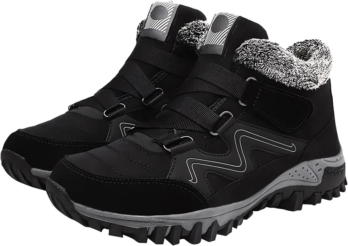 Womens Winter Boots Slip On Slip On Winter Boots Womens Snow Boots Winter Warm Ankle Boots Snow Shoes for Women Mens Casual Shoes Snow Booties for Men