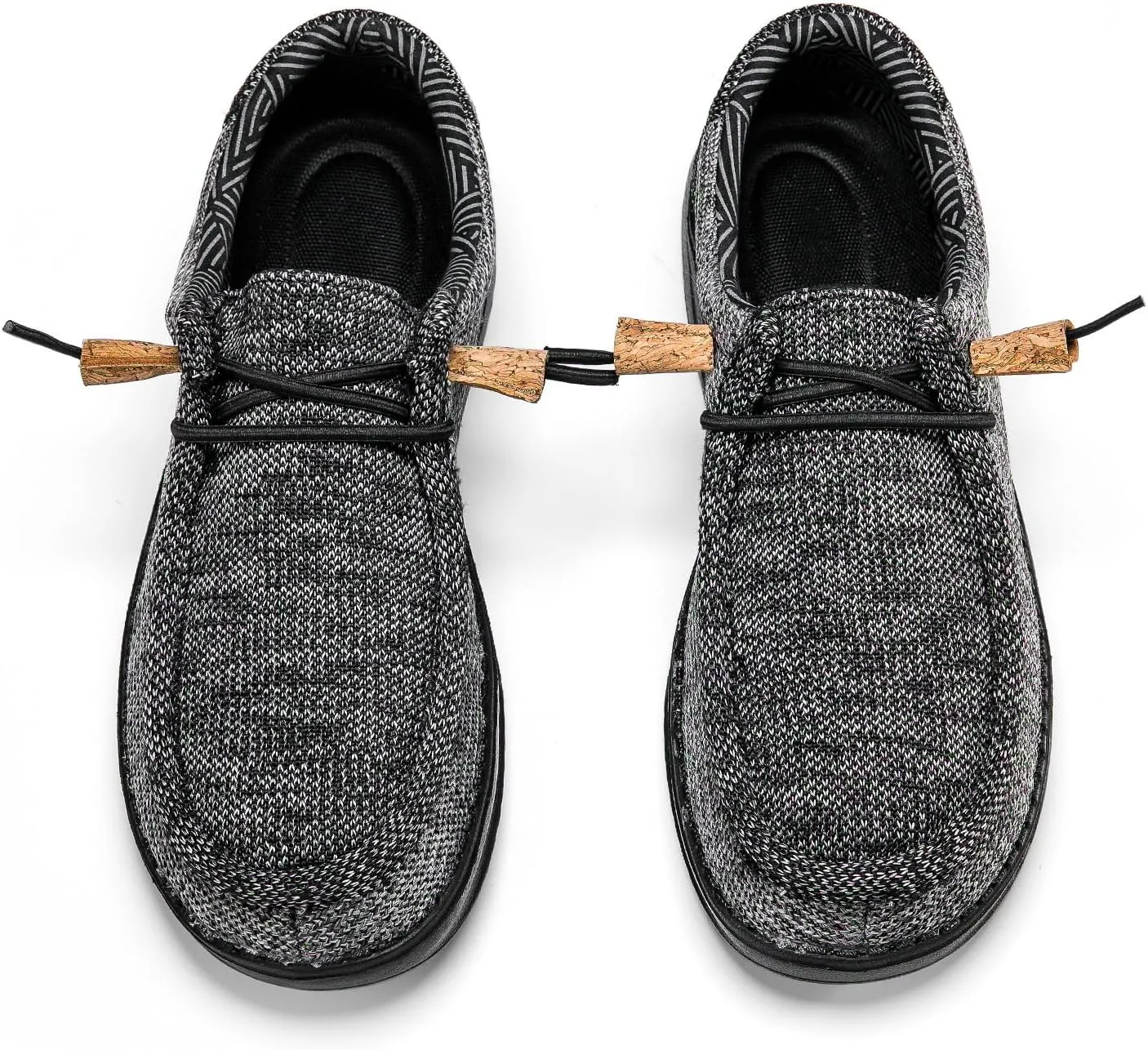 ZYEN Wide Loafers for Men Arch Support Casual Shoes Comfortable Lightweight Walking Shoes